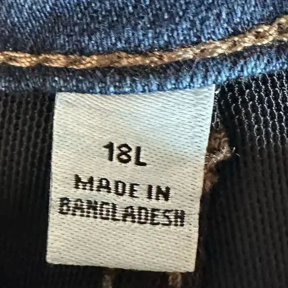 Lane Bryant Womens super stretch tighter tummy fit boot cut high rise long PL SZ - Picture 6 of 12